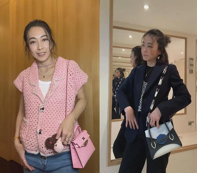 甘比、刘銮雄同框，家庭地位反转！她不背爱马仕，织毛衣做自己（组图） - 54