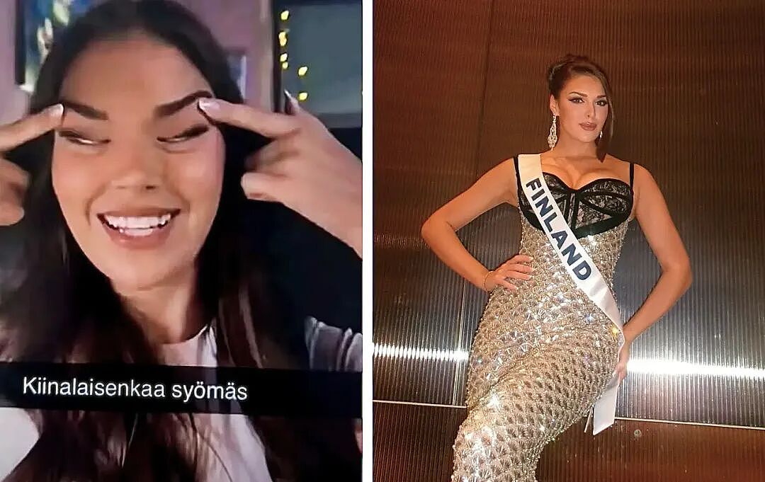 爆火打脸！芬兰小姐拍辱华照，皇冠当场被摘！后续太魔幻，又炸出一堆小丑（组图） - 5