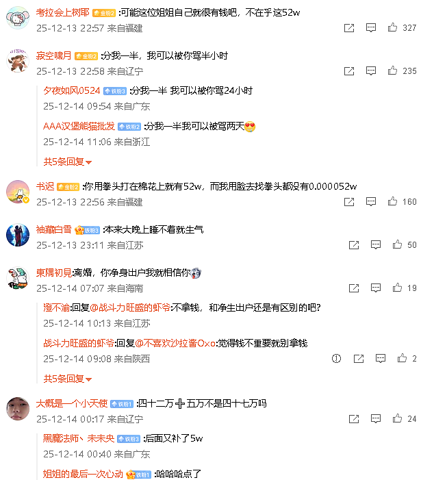 【爆笑】凌晨4点老公不回家只转我52万，我该不该离婚？（组图） - 6