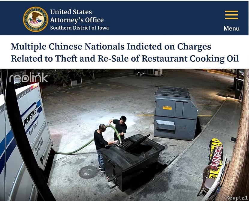 13名华人偷地沟油遭FBI连锅端！横跨10州的暴利产业链曝光， 简直就是“液体黄金”（组图） - 1