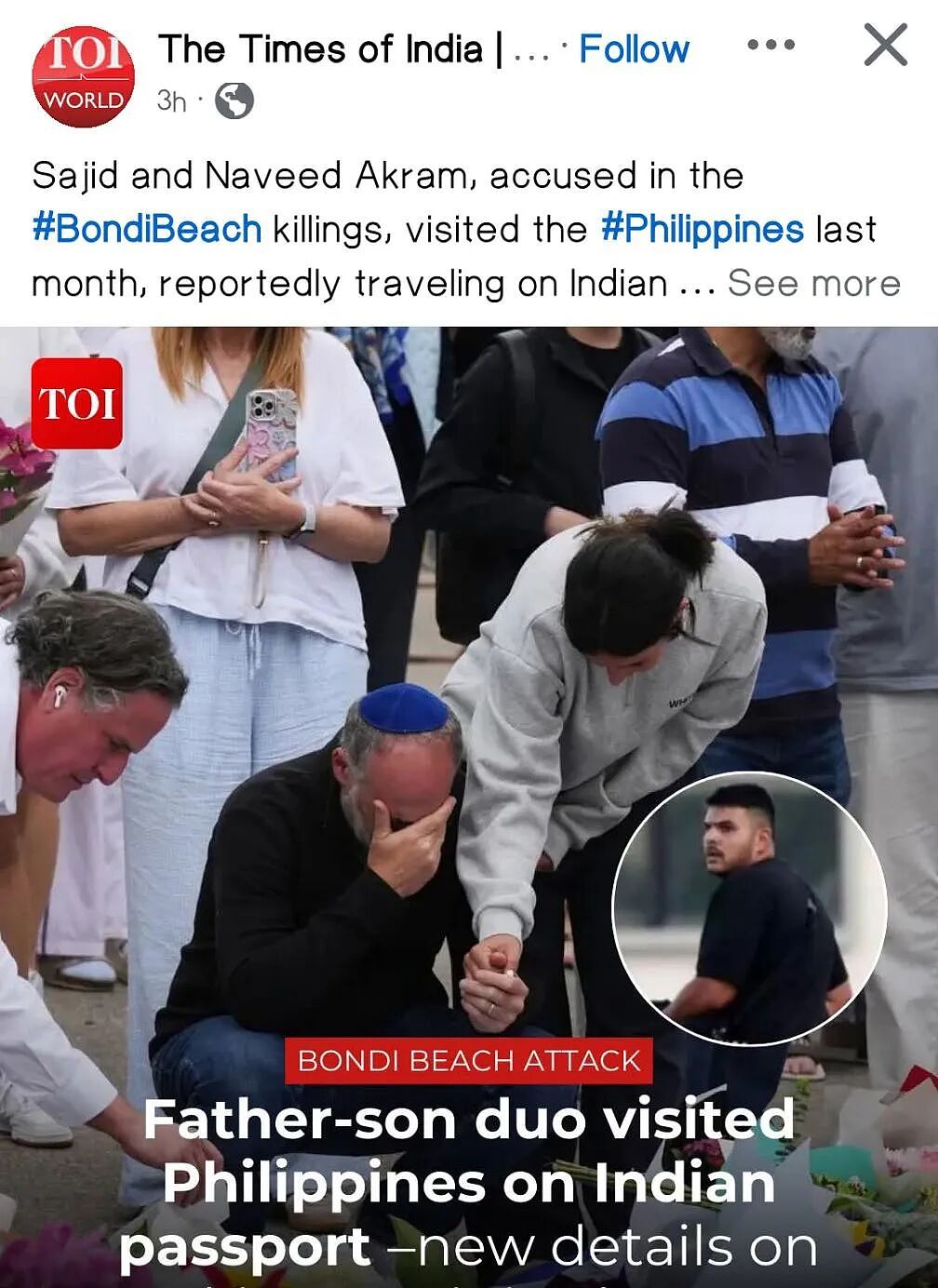 Bondi杀手确认为印度人！澳洲政府终于官宣恐袭后新政，总理被逼下台？（组图） - 3