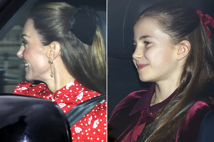 英王室三小只久违露面气质大变？夏洛特一身红裙气场变更强，弟弟路易已是小帅哥模样（组图） - 7