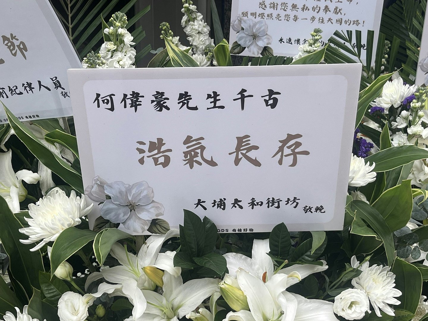 宏福苑大火殉职消防员何伟豪设灵,女友花圈放中央:不思量自难忘(组图) - 13