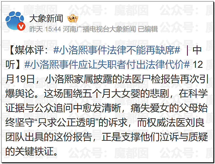 世所罕见!涉事医院发布小洛熙尸检报告说明后竟迅速删除(组图) - 26