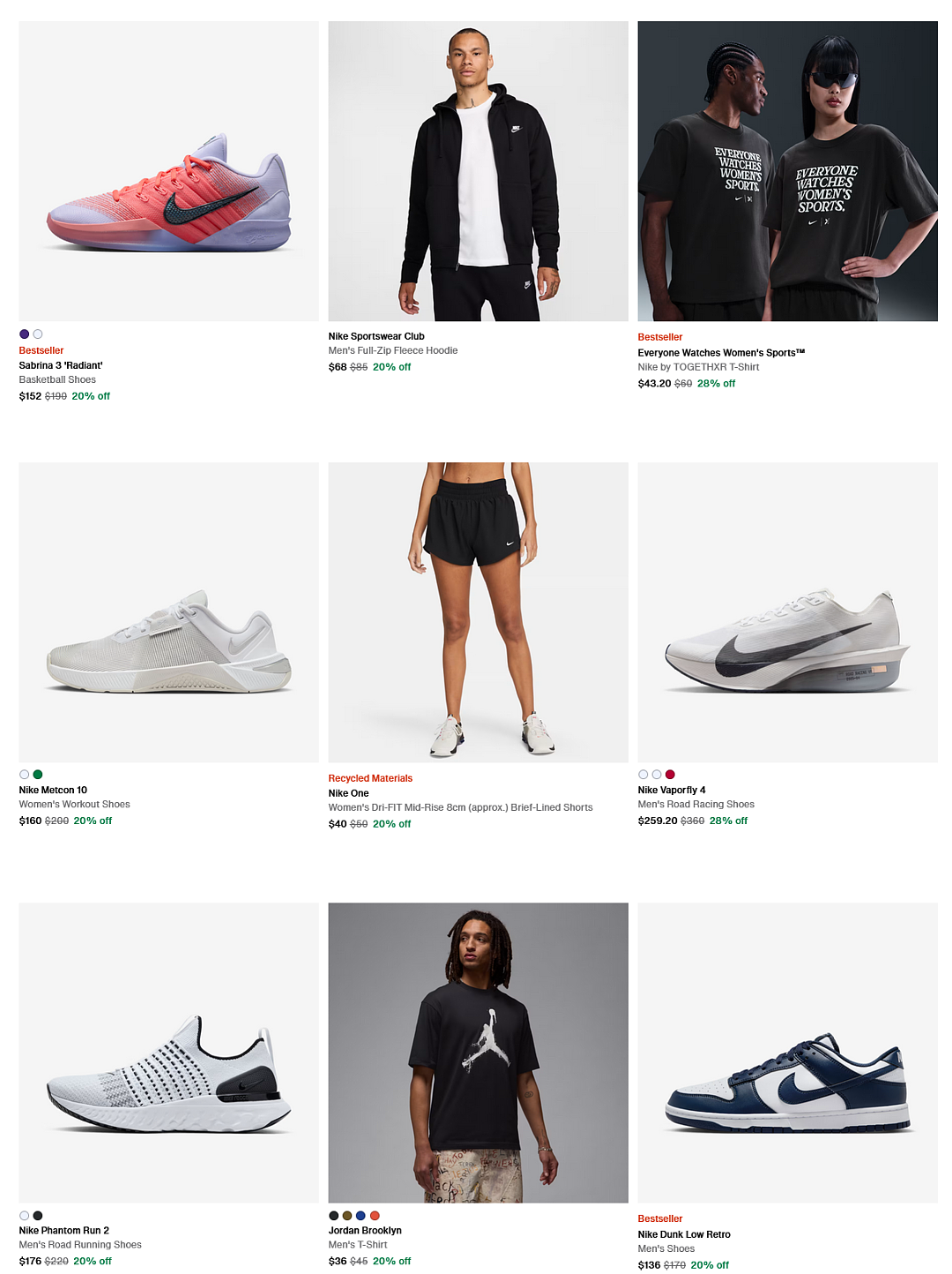 来了!【Nike】耐克澳洲门店 Boxing Day 全场特卖开始(组图) - 2