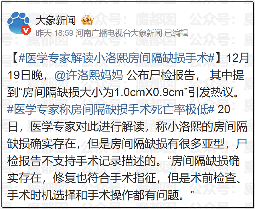 世所罕见!涉事医院发布小洛熙尸检报告说明后竟迅速删除(组图) - 24