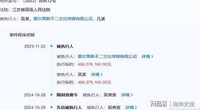 送小三入狱、被执行7.56亿后，老赖吴秀波再迎噩耗，法院出手了（组图） - 15