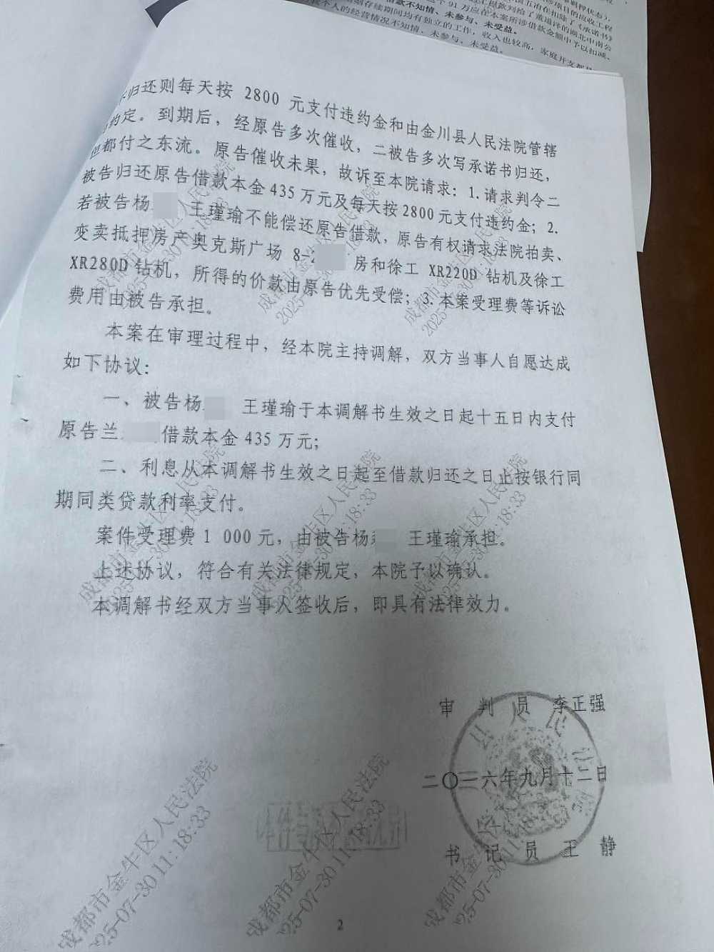 前夫失联,女子卷入780余万巨债诉讼9年,均被判“夫妻共债”,多个案件正在上诉(组图) - 3