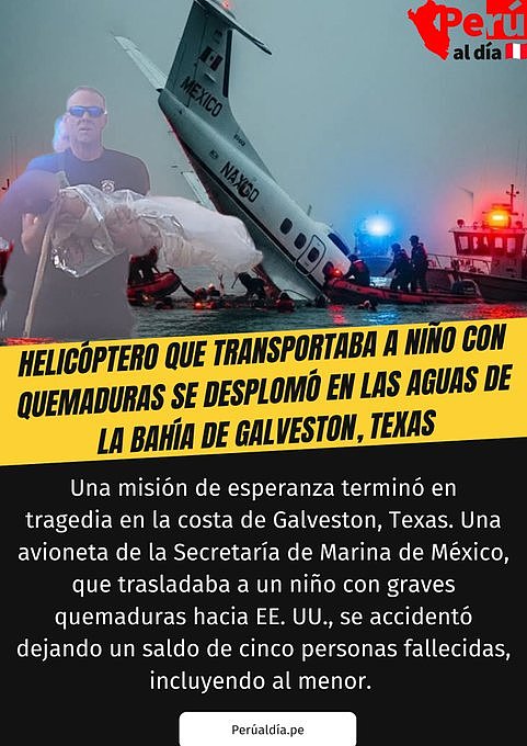 墨西哥小型军机坠毁至少5人亡！军方指转运病童送医美国时堕下（视频/组图） - 1