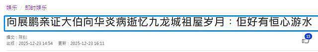 新义安第二代“龙头”向华炎去世！曝最后露面照，弟弟是向华强（组图） - 3