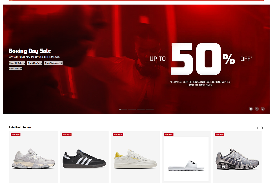 Boxing Day开始！【Foot Locker】大牌运动鞋/服饰 折上折特卖（组图） - 1