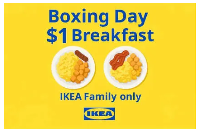 明天有1刀的早餐+送满减优惠券！【IKEA】宜家澳洲 Boxing Day至跨年大促继续（组图） - 1