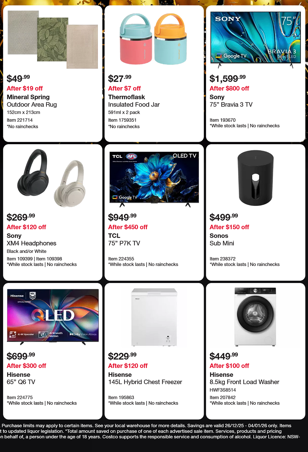 换大件不？【Costco】12月26日至1月4日 Boxing Day优惠目录（组图） - 3