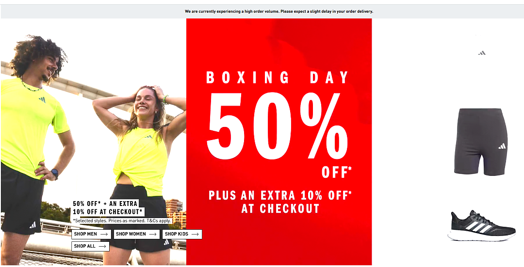 Boxing Day开始!【Adidas】阿迪达斯折上折 + 再减20% + 再送20刀(组图) - 1