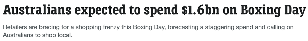震惊!澳洲Boxing Day挤爆了!商场人山人海,店内大排长龙,停车场水泄不通,折扣大甩卖引爆全澳,单日消费额预计创新高 - 26