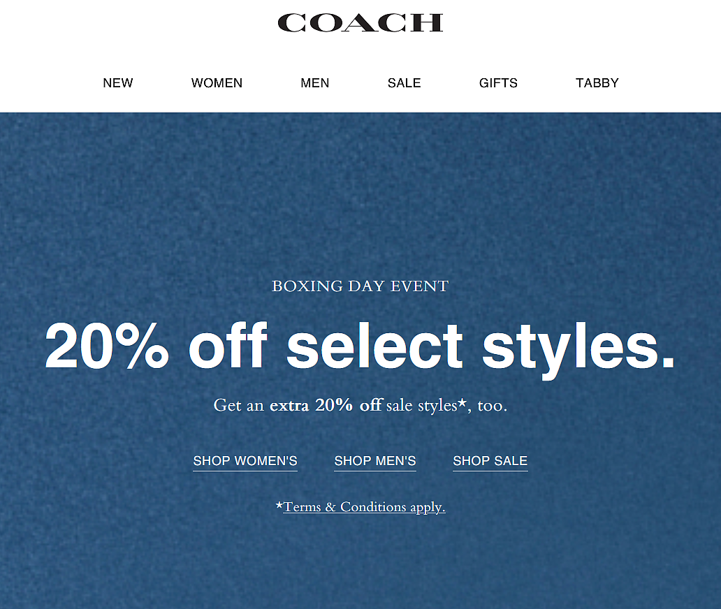 今天截止！【Coach】澳洲包包多重折上折（组图） - 1
