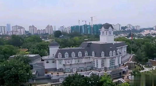 胡静罕见晒出豪门6000平庄园，与丈夫5兄妹同住（组图） - 1