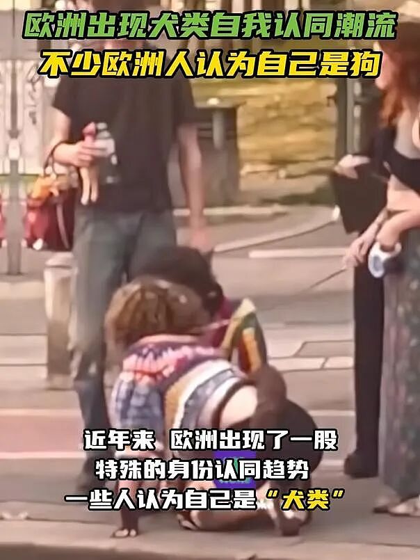 欧洲人沉迷做狗？在大街上当狗越来越火，他们：这叫自我认同…（组图） - 3