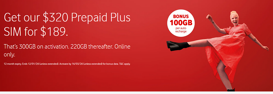 拿下！【Vodafone】手机预付卡 劲爆价 + 再送20刀（组图） - 1