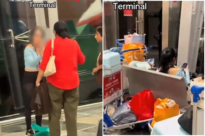 华裔女子大闹新加坡机场，看到她的行李震惊了…（图） - 1