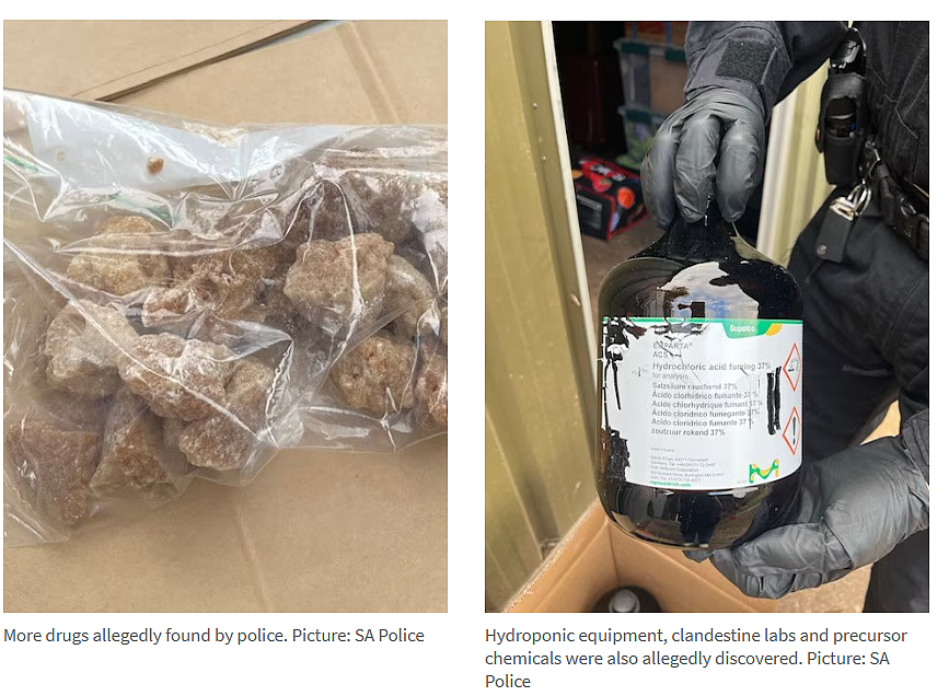 阿德缉毒行动缴获大量毒品，查获秘密实验室并逮捕五人（组图） - 3
