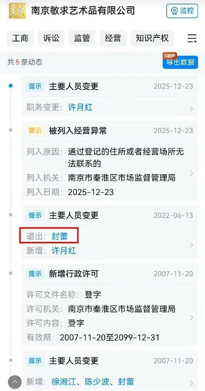 南博又出大瓜，徐湖平落马，儿子徐湘江公司暴雷，又有人浮出水面（组图） - 11