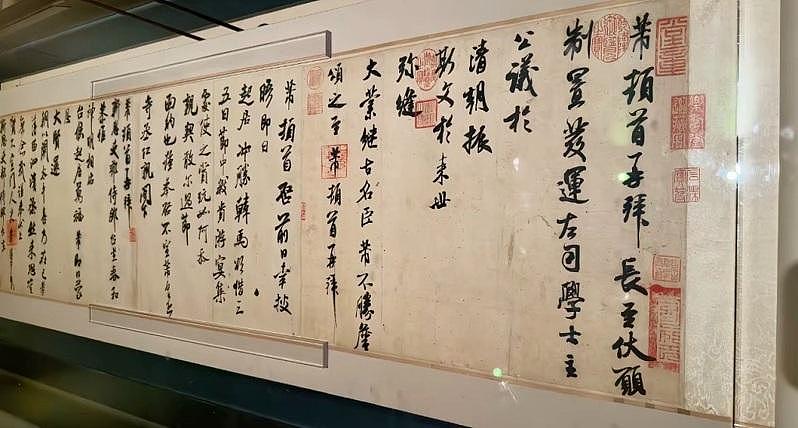 被调包？江西博物院“米芾三札”墨色无变化，网友质疑是印刷品（组图） - 1