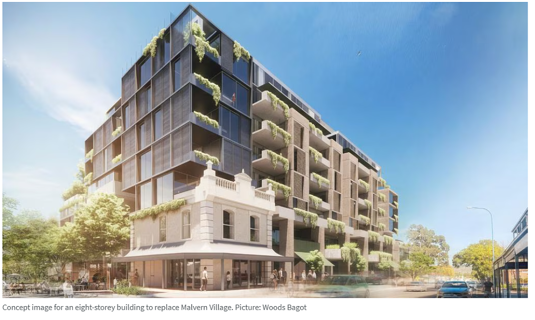 阿德Unley Rd购物中心拟拆除，计划兴建68套公寓（组图） - 1