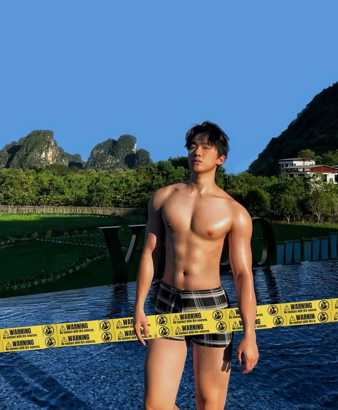 【帅哥】189肌肉大包体育生海边被男粉搭讪？万万没想到还成功了...（组图） - 1