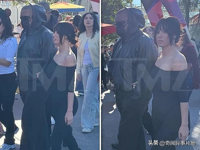 坎耶带着娇妻俩娃现身游乐园,风格大不同(组图) - 2