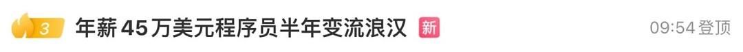 美国“斩杀线”引爆热议！失业180天，年薪$45万程序员流落街头（视频/组图） - 1