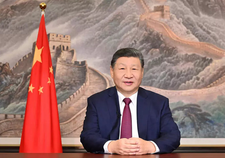 习近平新年致辞：称赞中国科技，同时重申“统一台湾”立场（组图） - 1