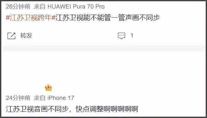 跨年晚会真假唱全翻车，筷子兄弟忘词走调，维嘉听《想见你》落泪（组图） - 12