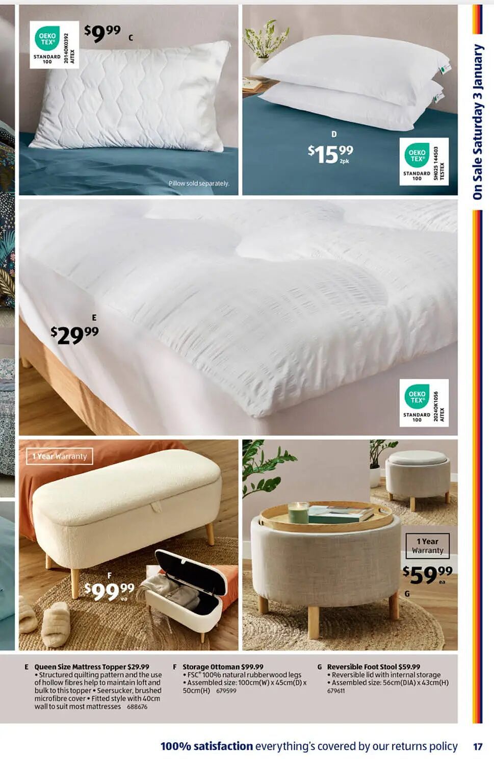 卧室需要这样的凳子！【Aldi】1月3日起特价品（组图） - 6