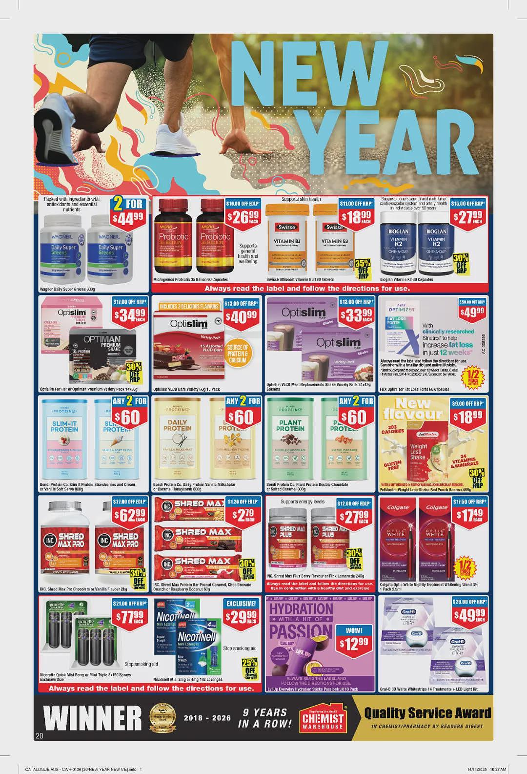 大量半价 + 再送20刀!【Chemist Warehouse】药店新年第一期优惠目录(组图) - 22