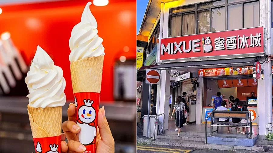 蜜雪冰城美国第1店爆火！美网友大唱雪王洗脑歌：你爱我我爱你（组图） - 20