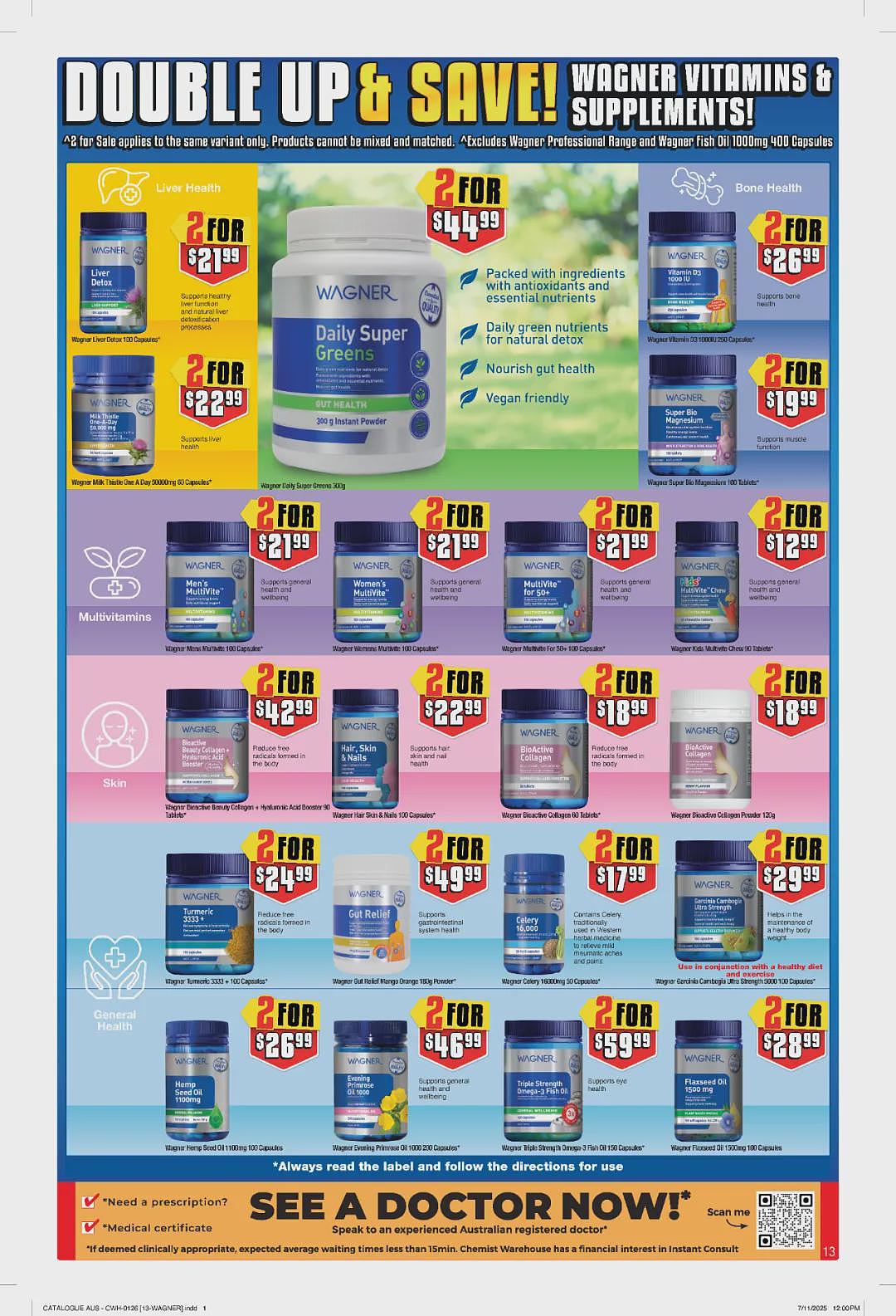 大量半价 + 再送20刀!【Chemist Warehouse】药店新年第一期优惠目录(组图) - 15