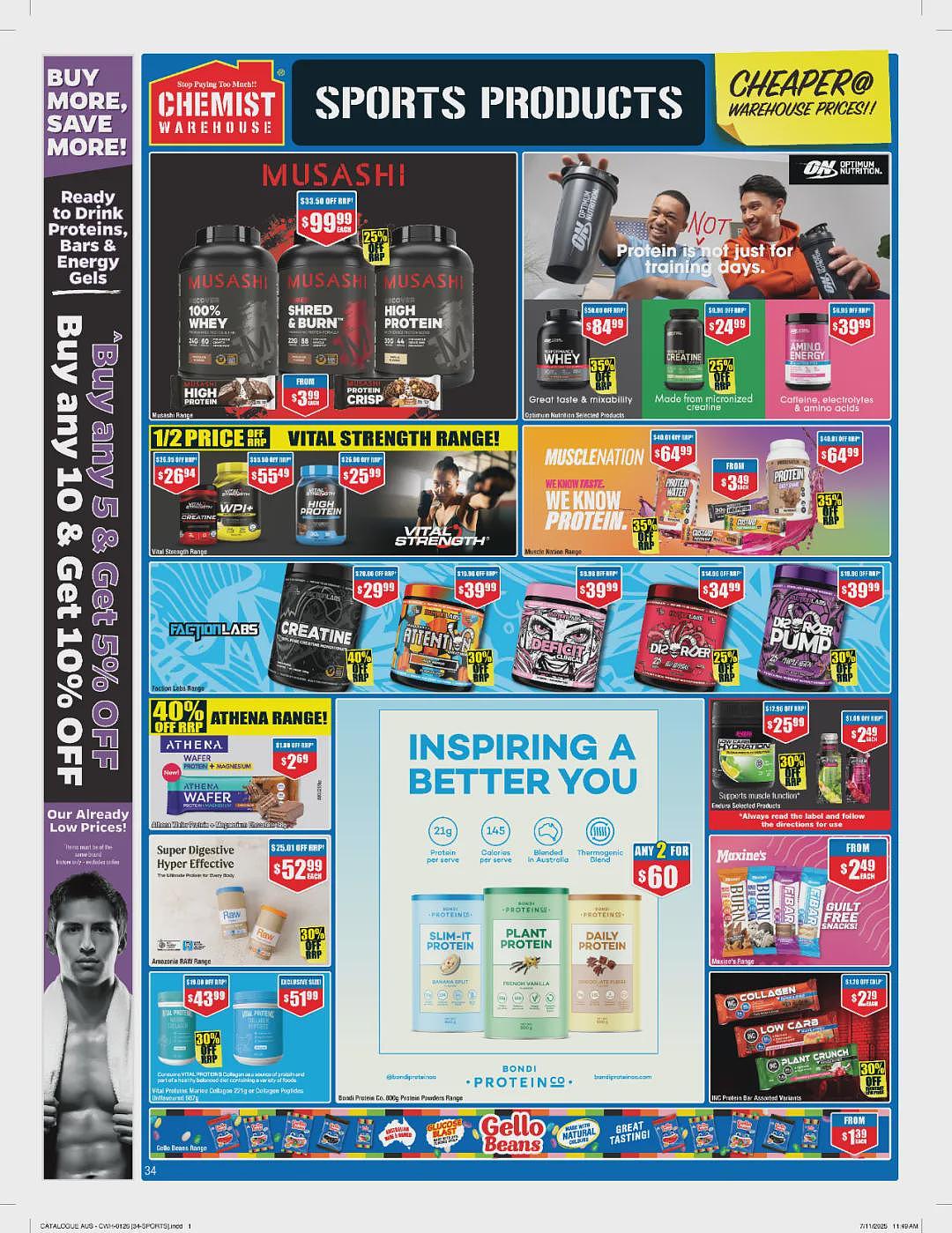 大量半价 + 再送20刀!【Chemist Warehouse】药店新年第一期优惠目录(组图) - 36