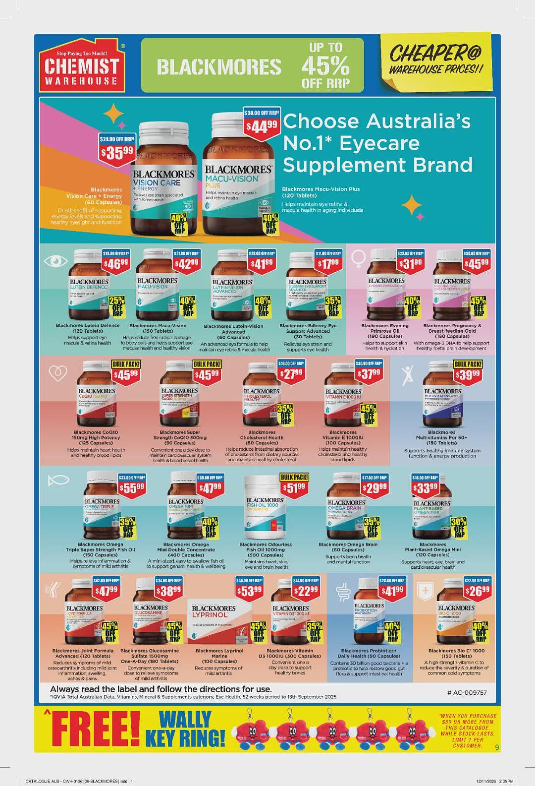大量半价 + 再送20刀!【Chemist Warehouse】药店新年第一期优惠目录(组图) - 11