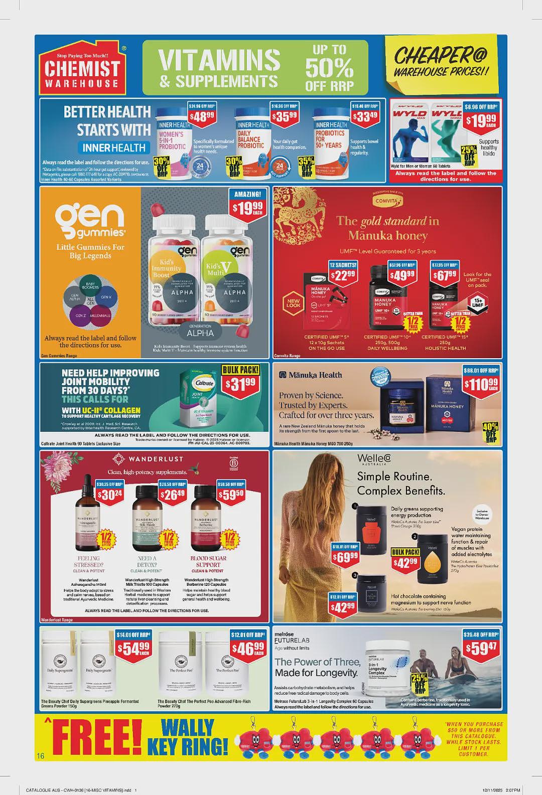 大量半价 + 再送20刀!【Chemist Warehouse】药店新年第一期优惠目录(组图) - 18