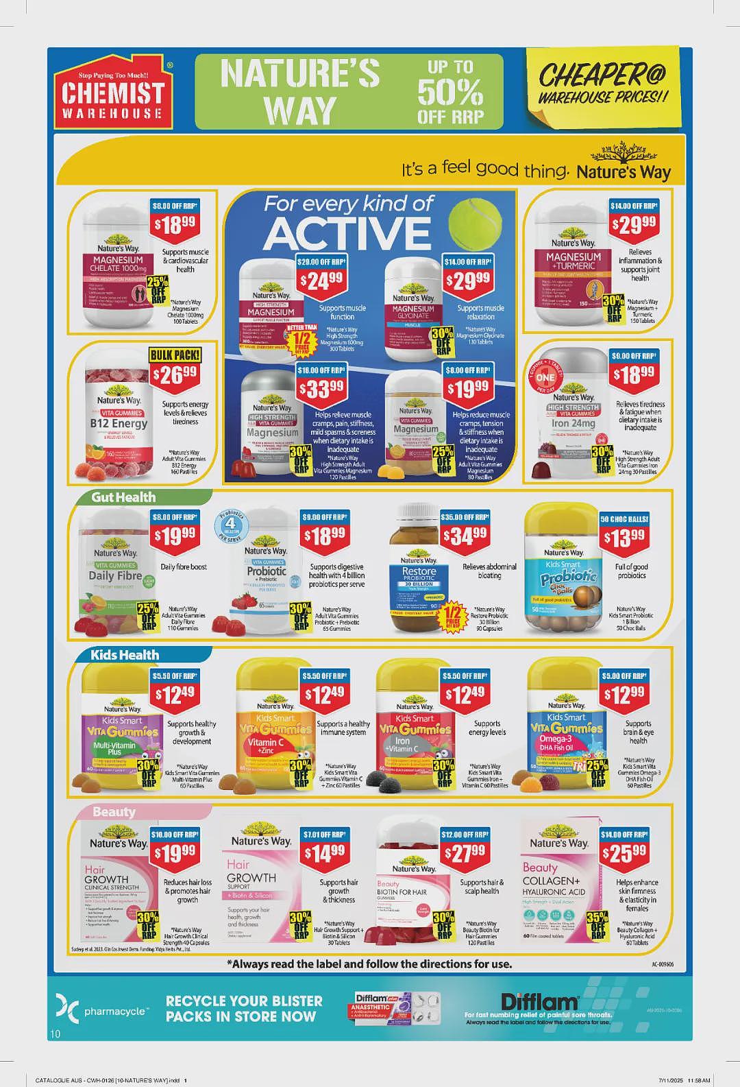 大量半价 + 再送20刀!【Chemist Warehouse】药店新年第一期优惠目录(组图) - 12