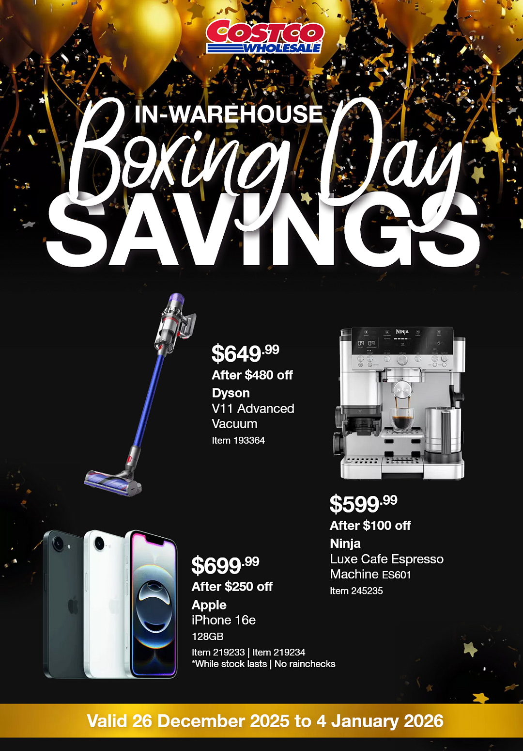 本周末截止!【Costco】 Boxing Day 优惠倒计时(组图) - 1