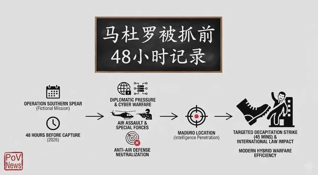 马杜罗被抓前48小时全景记录！川普开创危险先例（图） - 1