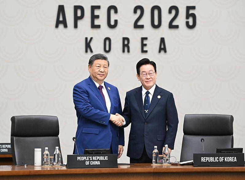 拉拢韩国！习2个月内2度会李在明，但南韩民调仅12%对中有好感（组图） - 1