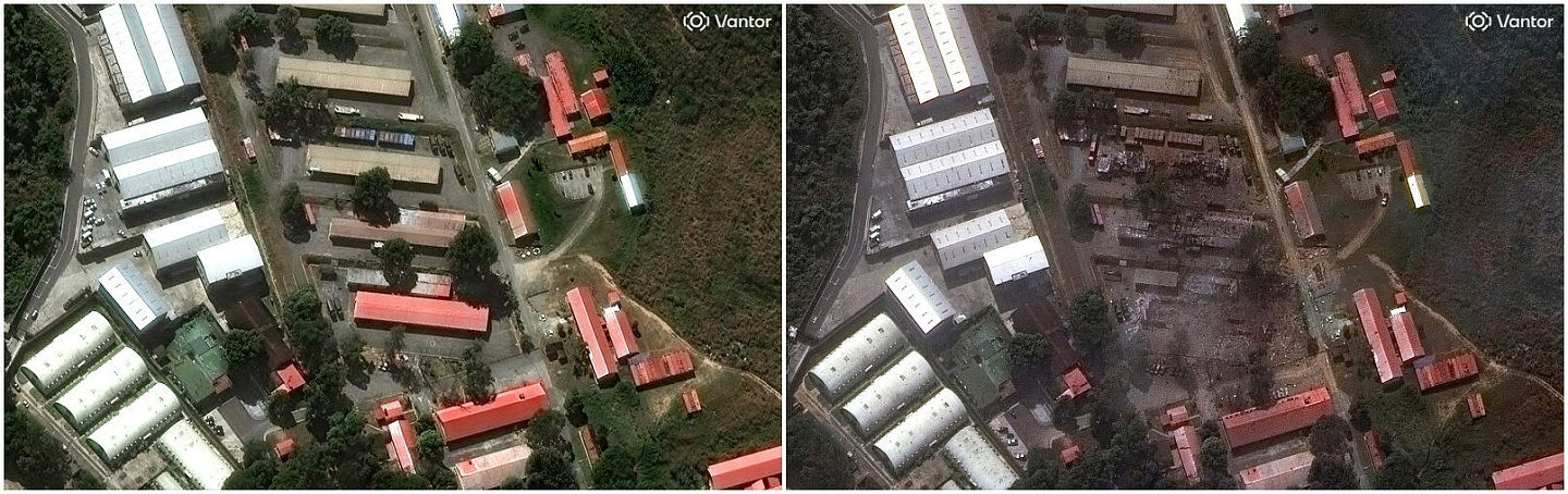 照片曝光!马杜洛藏身处整片被炸光,军事基地成废墟(视频/组图) - 2