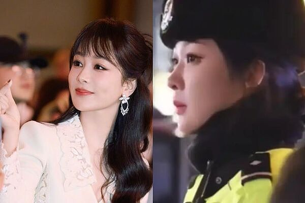 26岁北京女交警“撞脸”杨紫,许多游客误会(组图) - 3