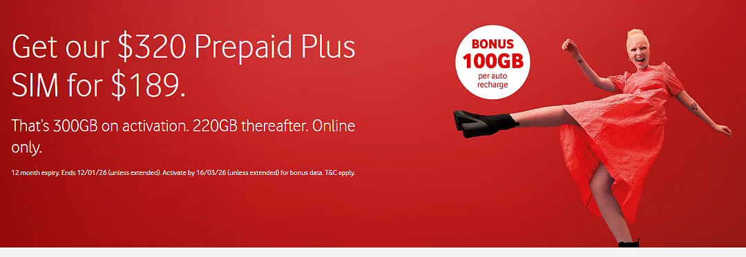 一年不操心,优惠加码!【Vodafone】手机预付卡劲爆价 + 再送20刀(组图) - 1