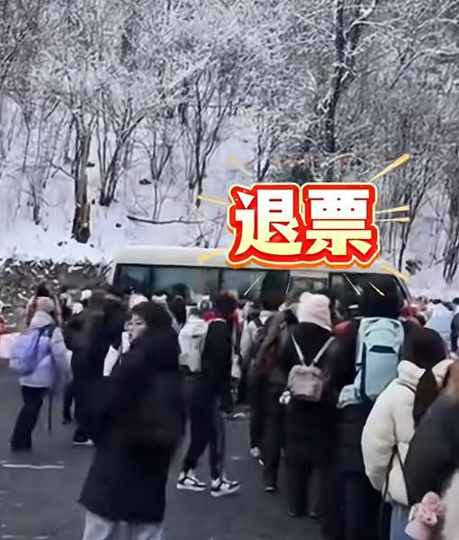 “没见过这么离谱的”!深夜零下20℃,数百游客滞留!两知名景区双双被挤爆,最新致歉(组图) - 9