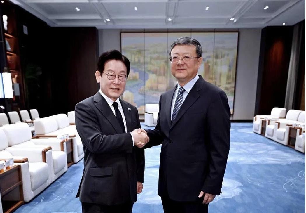 李在明晤上海市委书记,吁两国携手消除“仇韩”“厌中”情绪(组图) - 1