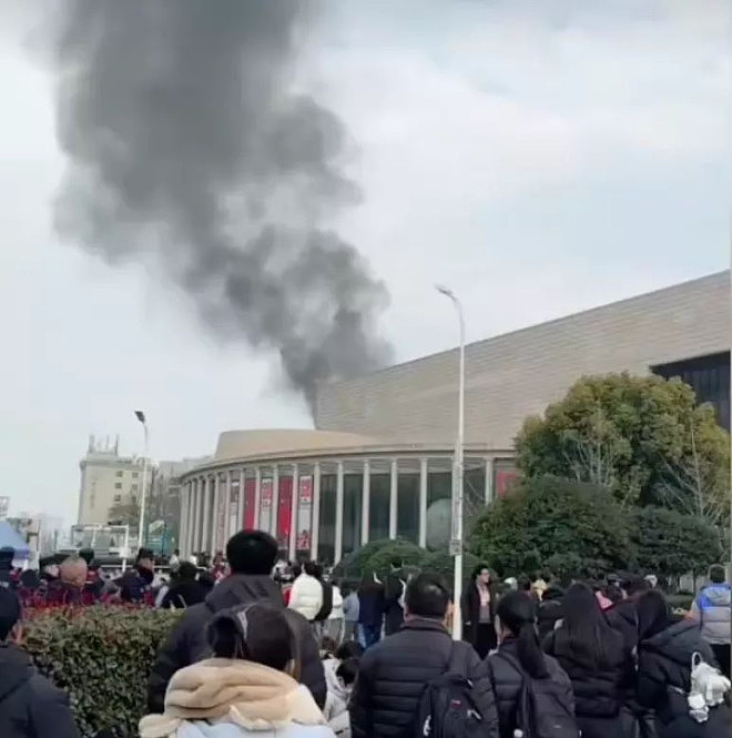 湖北美术馆传火灾！网友热议：各地博物馆都要烧（视频/组图） - 1